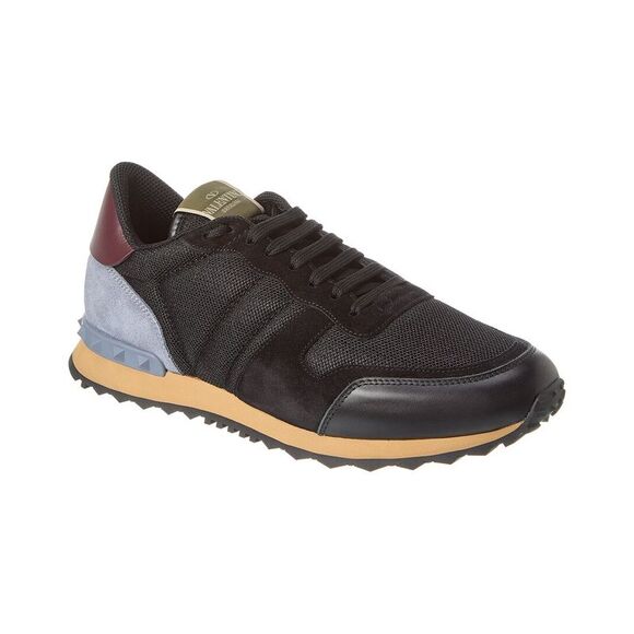 Valentino Other - Valentino Leather & Mesh Sneaker
